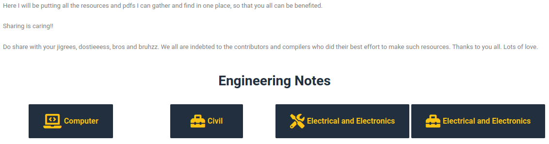 Recommended Notes